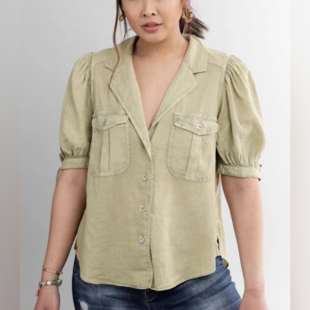 Free People Safari Babe Blouse